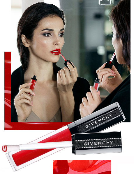 Сати Казанова и GIVENCHY Gloss Interdit Vinyl Блеск для губ