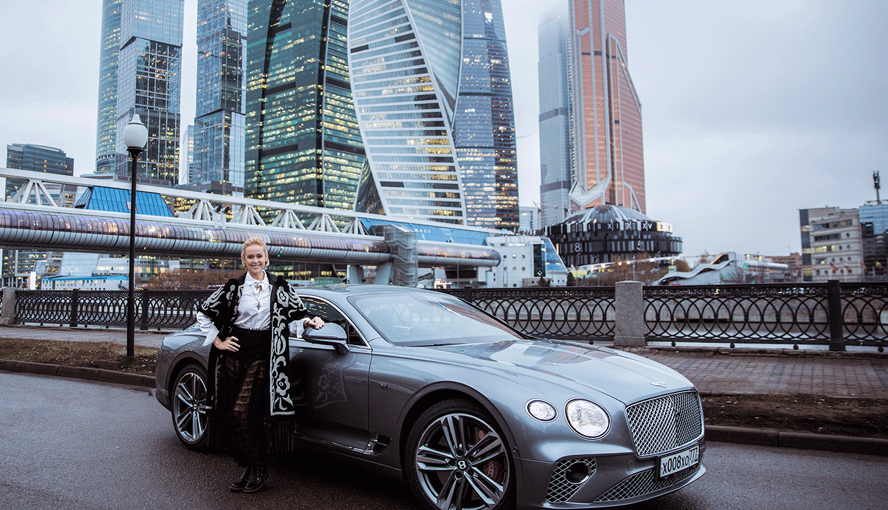 Анна Лепс и Bentley Continental GT