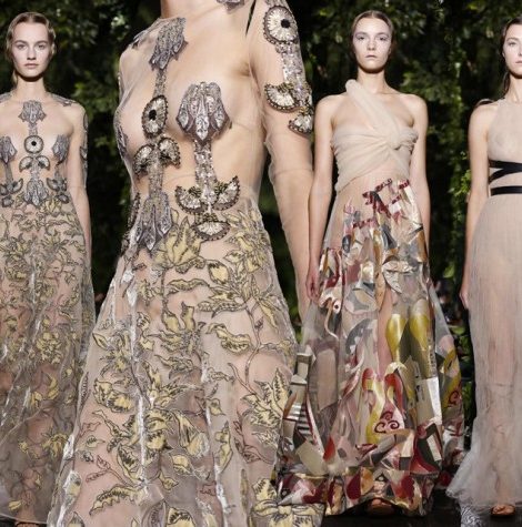 Style Notes: кутюрная коллекция Valentino — викторианский авангард