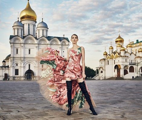 Style Notes: модная съемка Aizel в Московском Кремле