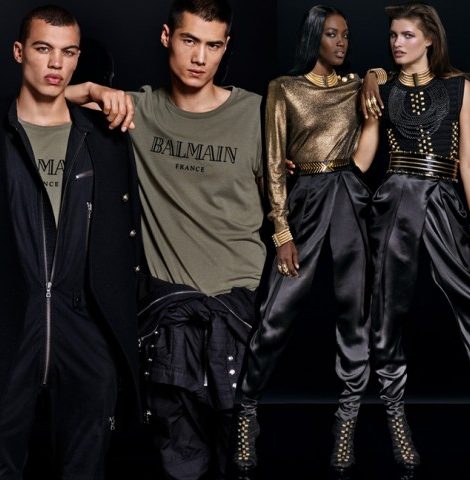 Style Notes: опубликован лукбук Balmain x H&M