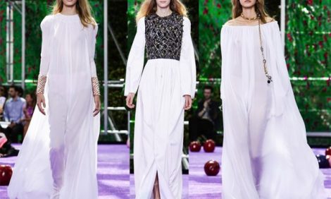 Style Notes: шоу Christian Dior на парижской Неделе haute couture