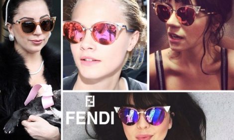 Style Crush: фантазийные солнцезащитные очки Fendi Iridia