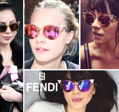 Style Crush: фантазийные солнцезащитные очки Fendi Iridia