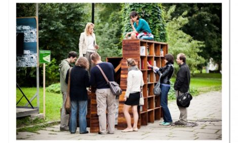 Книжная полка. Книги в московских парках