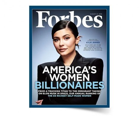 Кайли Дженнер заработала 900 миллионов долларов и попала в список Forbes