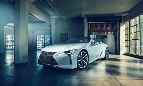 Женевский автосалон 2019: европейская премьера Lexus LC Convertible — концепта флагманского купе LC с откидным верхом