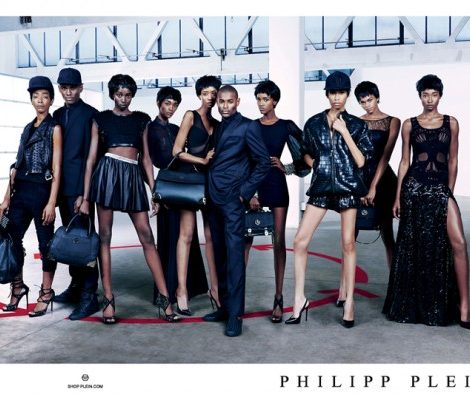 Коллекция. «Черная» реклама Philipp Plein весна-лето 2014