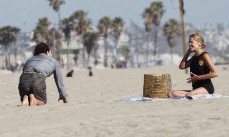 Шэрон Стоун на Venice Beach в Лос-Анджелесе