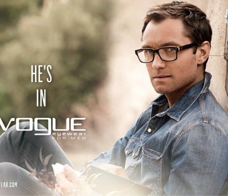 Fashion News. Джуд Лоу в новой рекламе Vogue Eyewear for Men