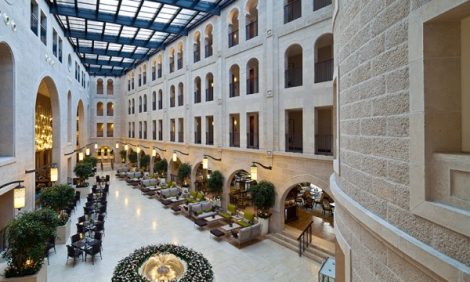 Travel News: регистрация на рейс El Al в отеле Waldorf Astoria Jerusalem