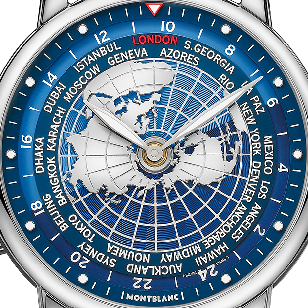 Montblanc Star Legacy Orbis Terrarum с функцией индикации мирового времени