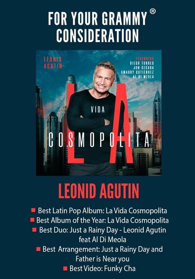 Леонид Агутин представил свой альбом La Vida Cosmopolita на премию Grammy