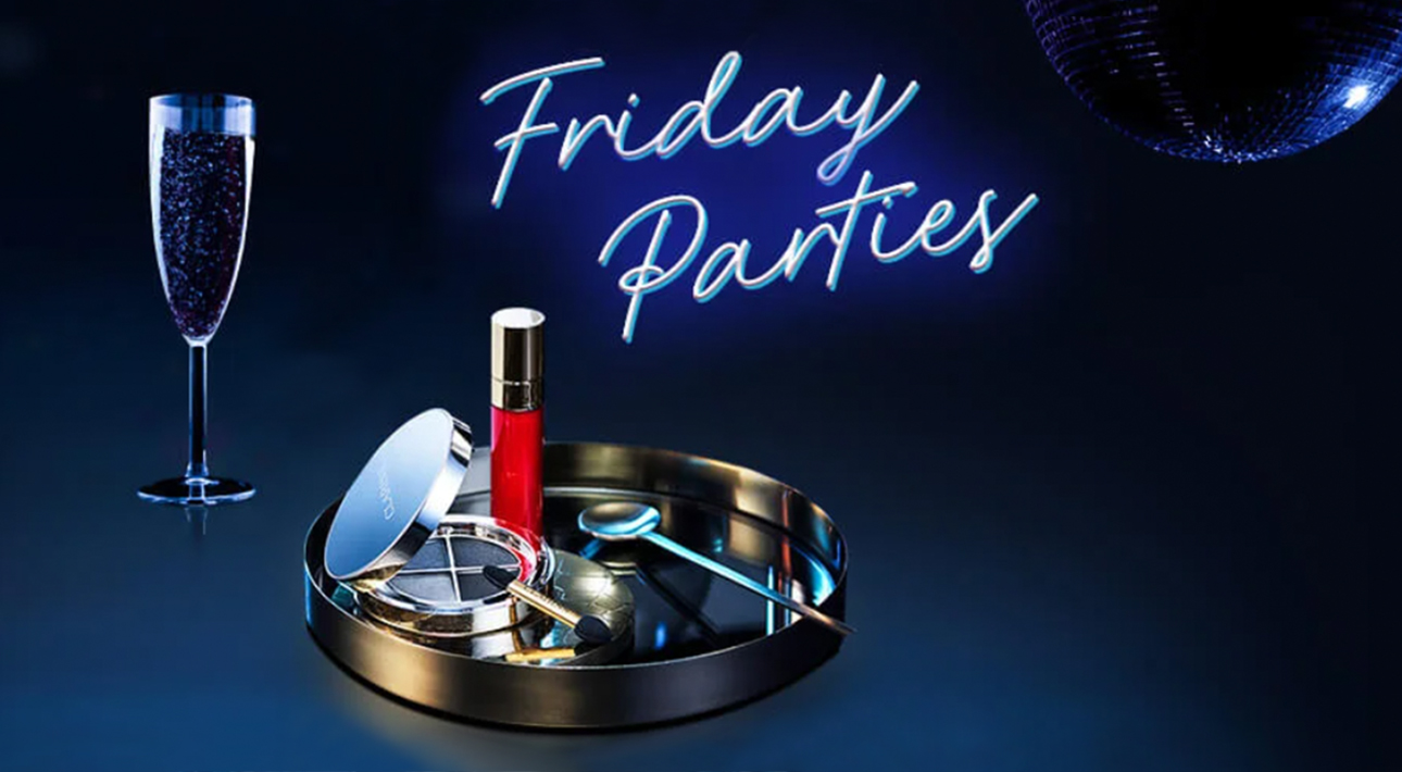 Friday Parties в интернет-магазине Clarins