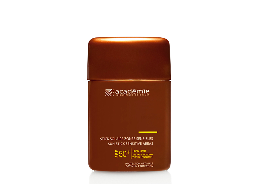 Защитный карандаш для чувствительных зон Sun Stick Sensitive Areas SPF 50+, Academie