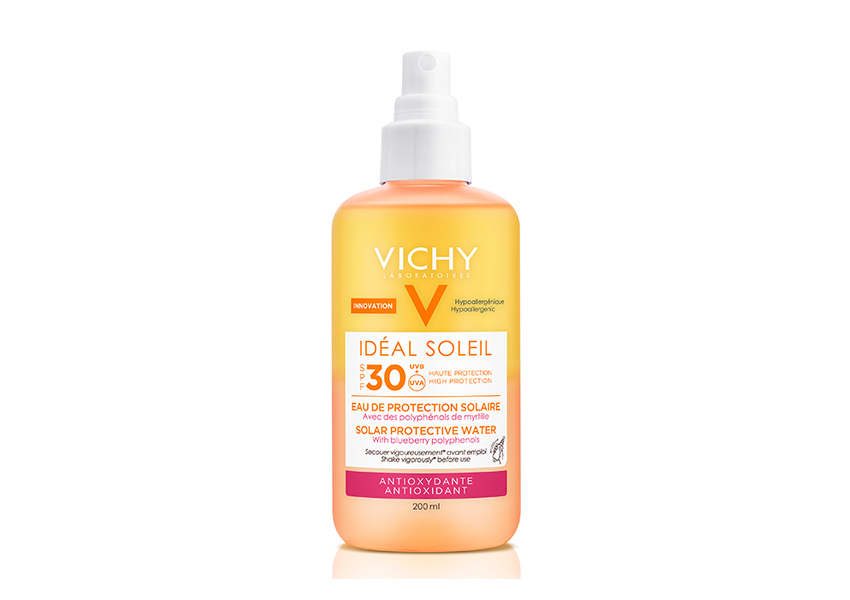 Солнцезащитный двухфазный спрей Ideal Soleil с антиоксидантами SPF 30, Vichy