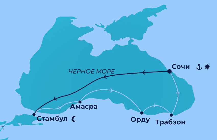 Путешествие-круиз на лайнере Astoria Grande к берегам Турции