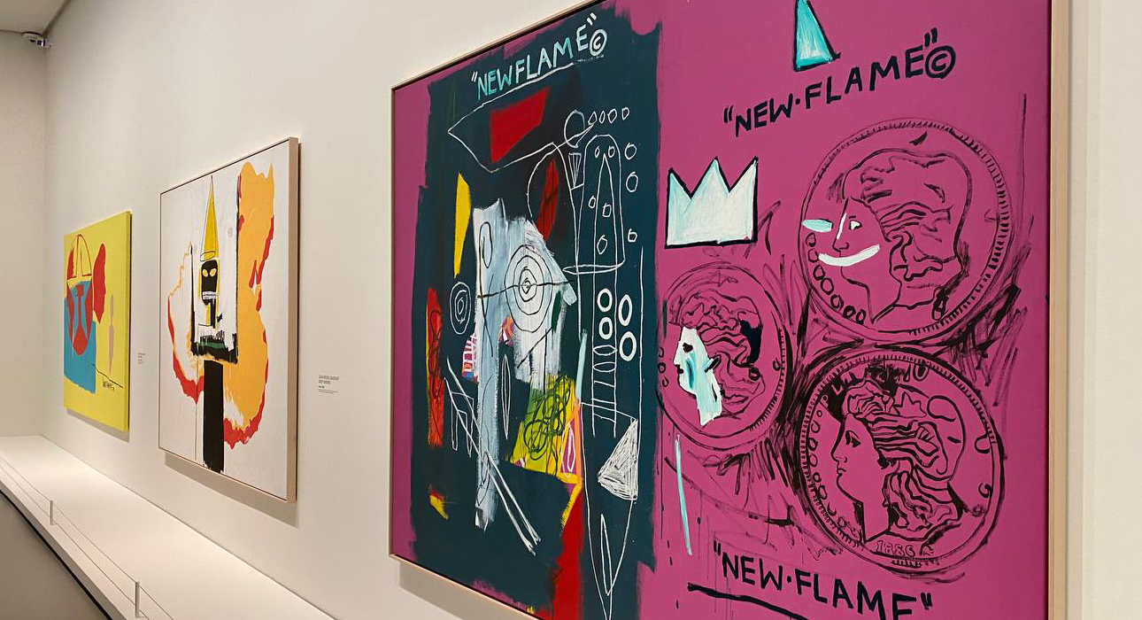 Выставка Basquiat x Warhol. Painting four hands в музее Louis Vuitton Foundation в Париже