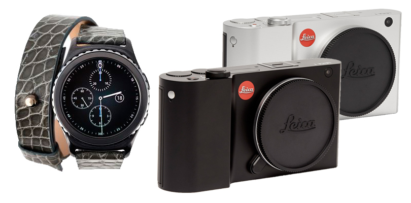 Часы The Samsung Gear S2 smartwatch;  камера Leica T701