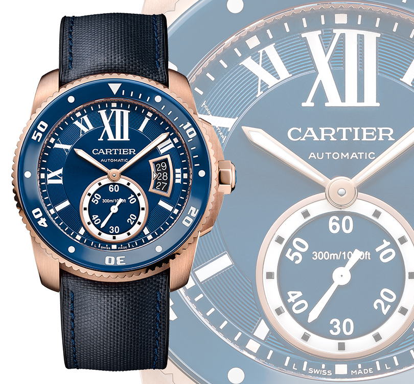 Часы & Караты: исследуя глубину. Новые часы для дайверов Cartier Diver Blue