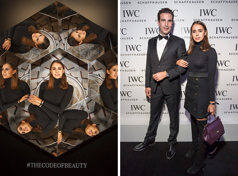 Презентация новой женской коллекции часов IWC Schaffhausen Da Vinci в рамках Mercedes-Benz Fashion Week Russia. Томас Перини (IWC) и Маргарита Мамун