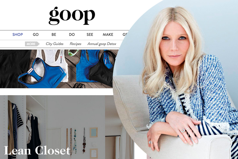 Гвинет Пэлтроу, Goop.com