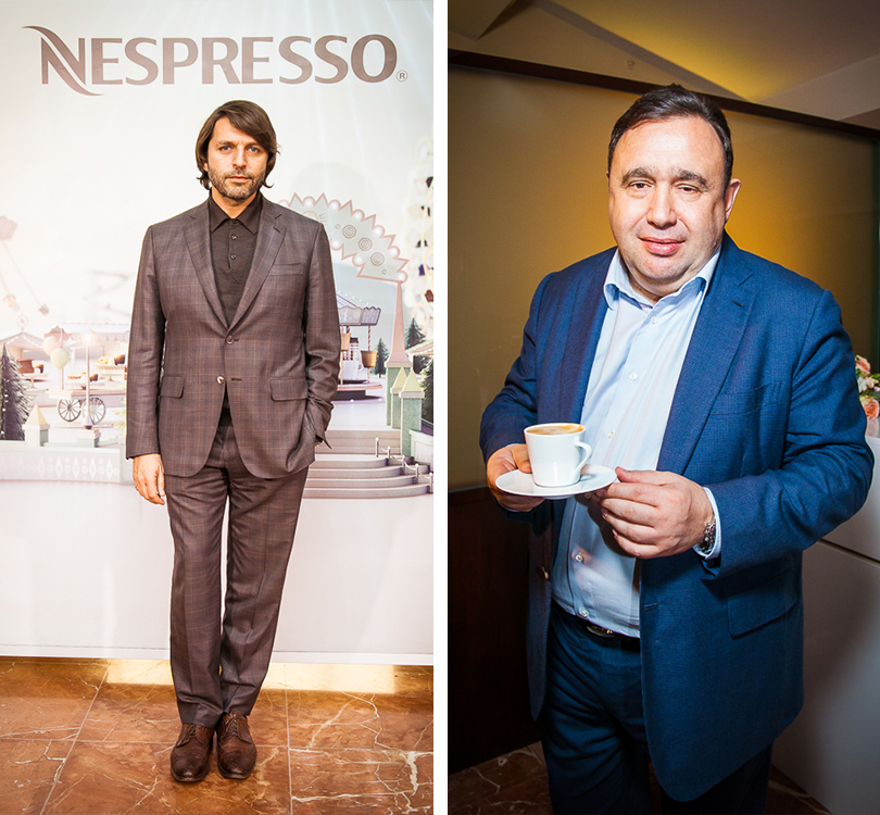 Светская хроника: дегустация лимитированных блендов Variations от Nespresso в Большом театре. Николай Усков. Александр Раппопорт