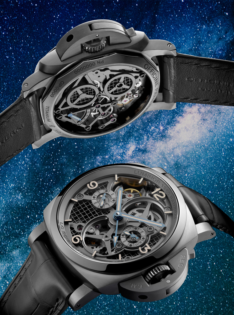 SIHH-2016: Luminor 1950 Tourbillon GMT Titanio от Panerai