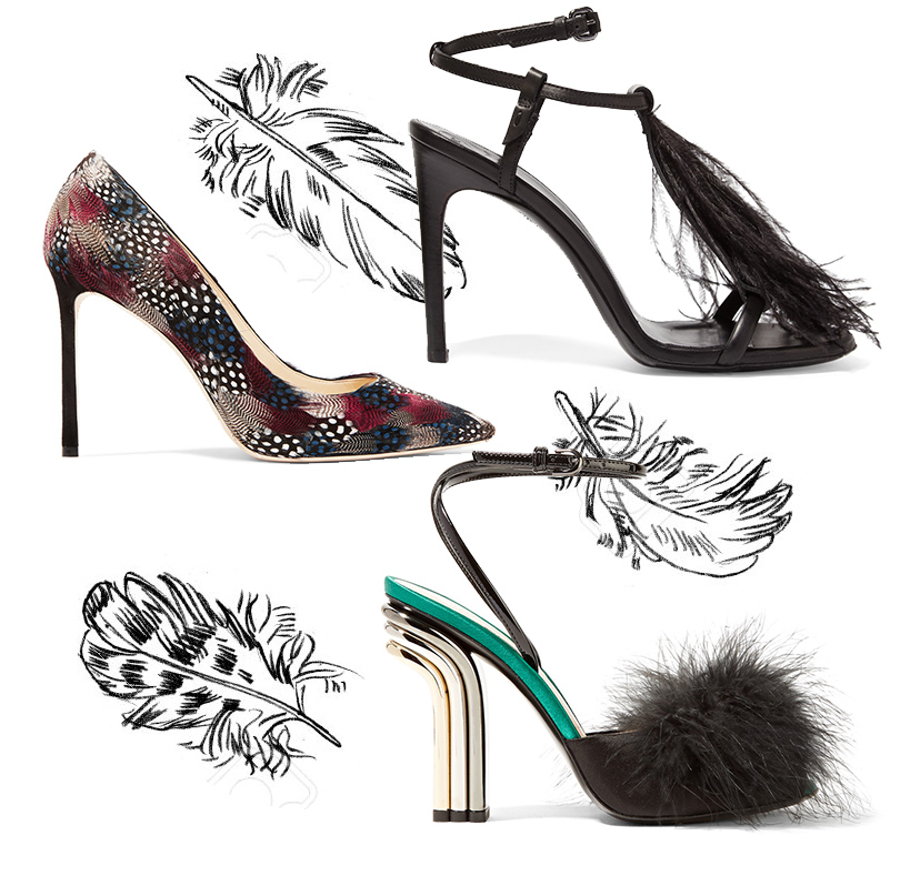 Туфли Jimmy Choo, босоножки Marco De Vincenzo, McQ Alexander McQueen