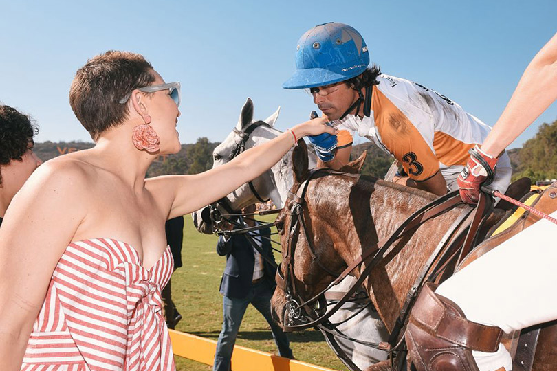 Играем в поло с Аленой Чеховой: на турнире Veuve Clicquot Polo Classic в Лос-Анджелесе