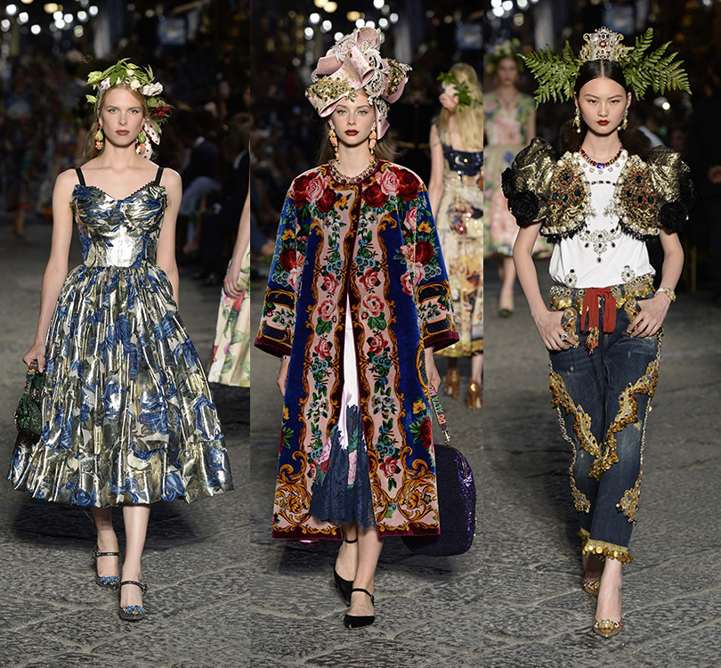 Style Notes: показ Dolce & Gabbana в Неаполе