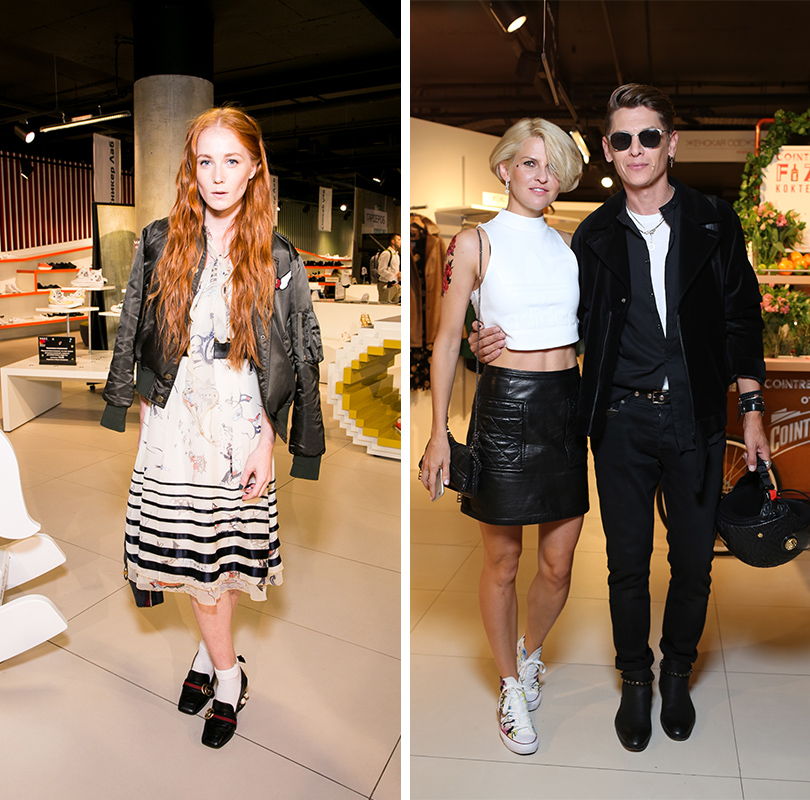 Гости Fashion's Night Out: Александра Фёдорова. Полина Киценко и Влад Лисовец