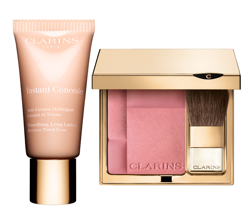 Моно-косметичка Clarins. Личный опыт. Instant Concealer и четыре оттенка теней Ombre Minerale