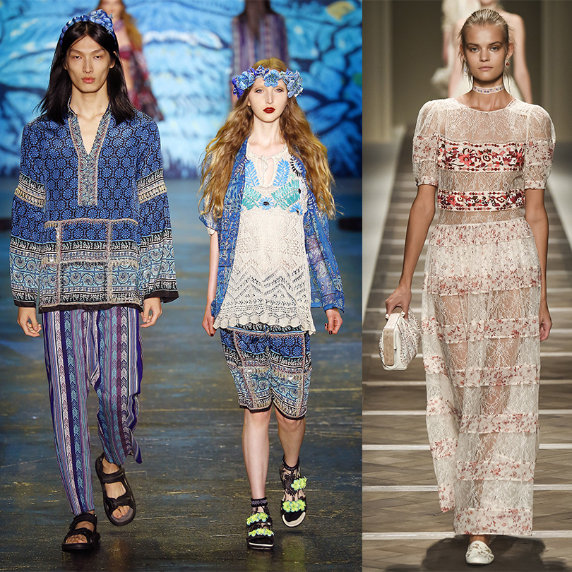 Anna Sui (весна-лето 2016), Etro (весна-лето 2016)