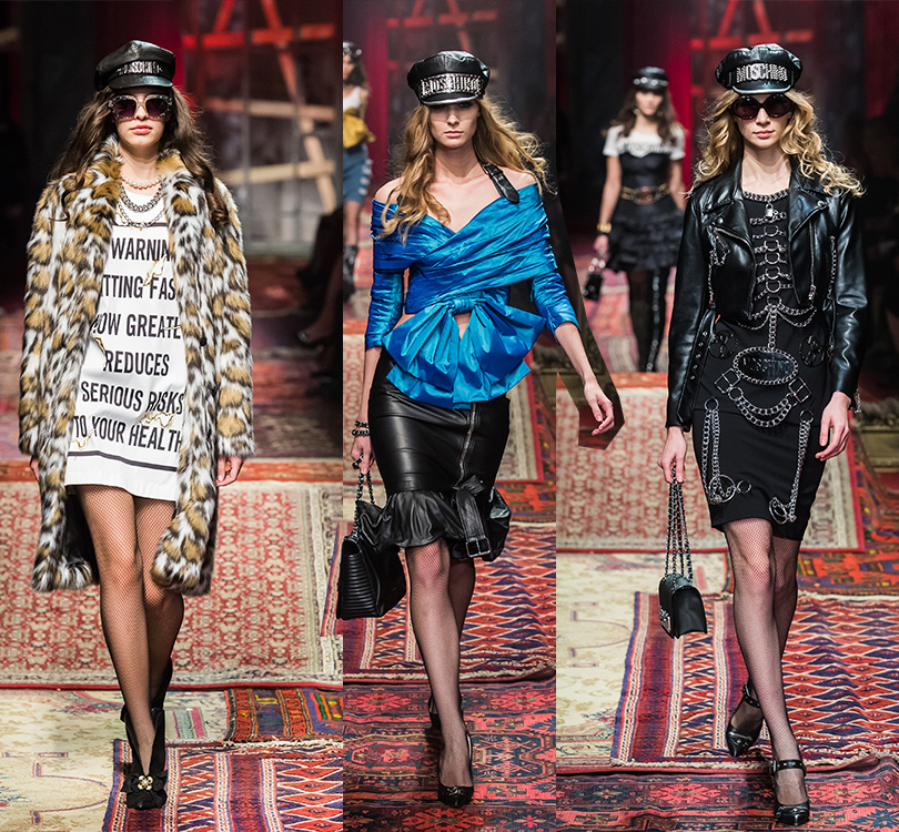 Style Notes: «огненный» показ Moschino в Музее Москвы