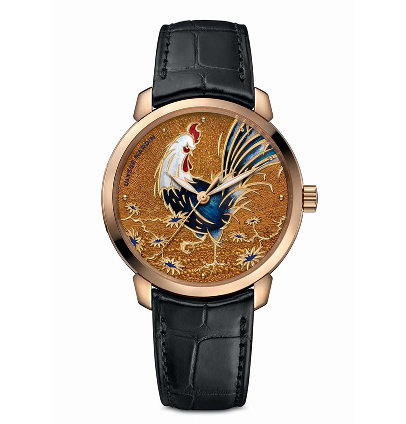 Мастера Ulysse Nardin в честь грядущего года представили часы Classico Year of the Rooster