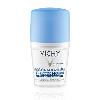 Что нового: 10 лучших бьюти-новинок. Минеральный дезодорант Deodorant Mineral, Vichy