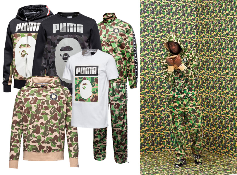 Капсульная линия Puma x BAPE