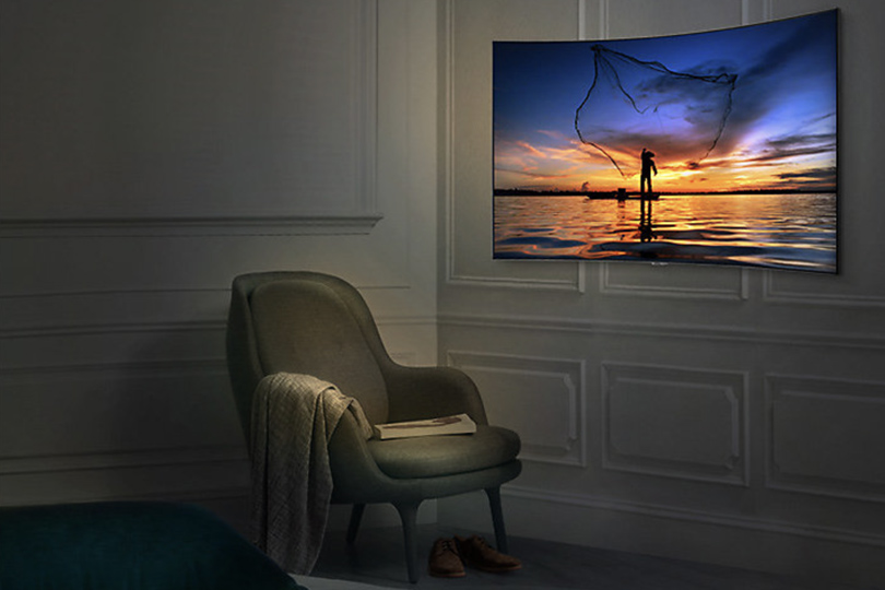 Телевизор Samsung QLED TV: Q8C и Q7C — изогнутое чудо света