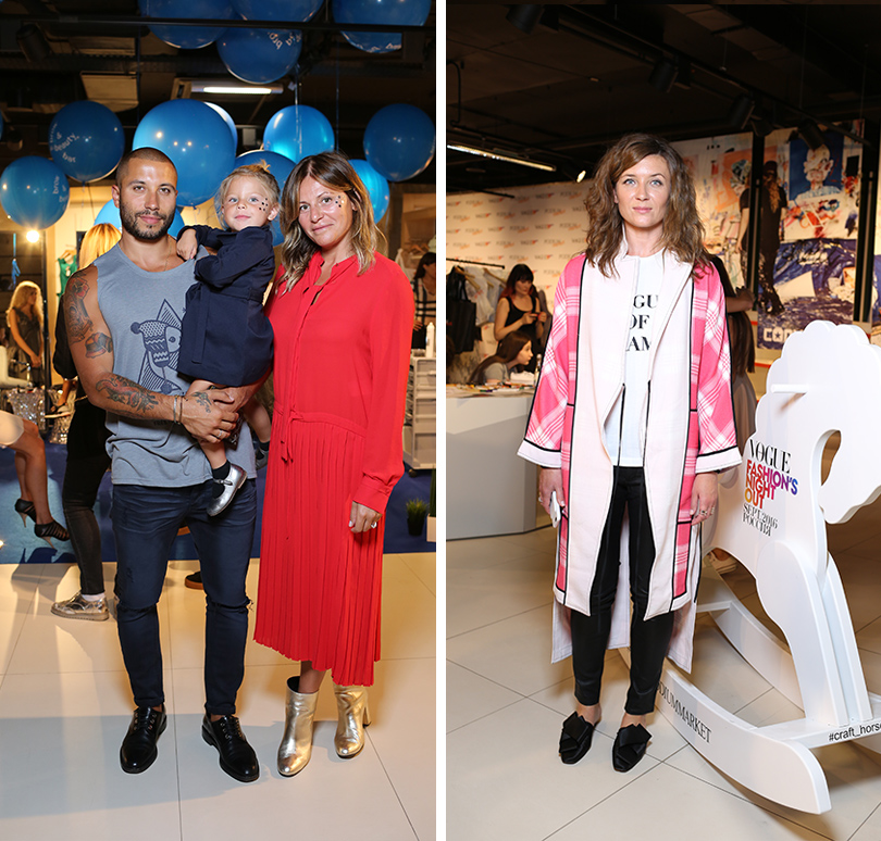 Гости Fashion's Night Out: Расим и Алла Акперовы с дочерью Верой. Анита Гиговская