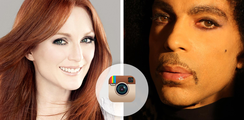 Принс (@prince), Джулианна Мур (@juliannemoore)