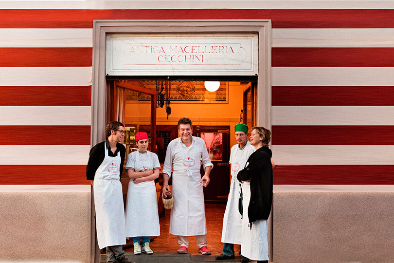 Дарио Чеккини и его Antica Macelleria Cecchini в Панцано-ин-Кьянти в Тоскане