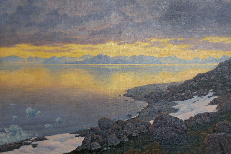 Иван Шультце. «Арктический пейзаж. Шпицберген», 1910 г.