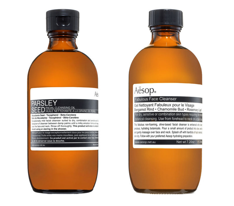 Aesop. Масло для умывания Parsley Seed Facial Cleansing Oil + гель для умывания Fabulous Face Cleanser 