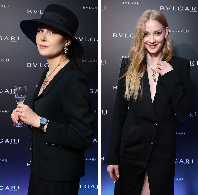 Светская хроника: открытие флагманского бутика Bvlgari на Кузнецом мосту. Рената Литвинова. Светлана Ходченкова