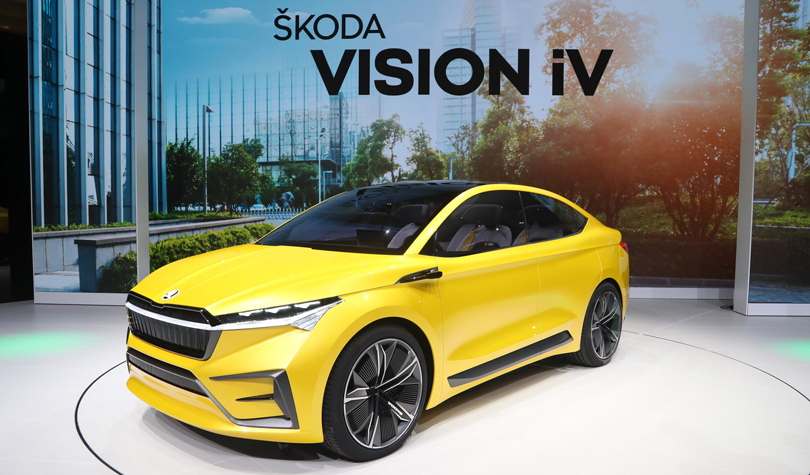 Cars with Jan Coomans. Geneva International Motor Show 2019. Skoda Vision iV