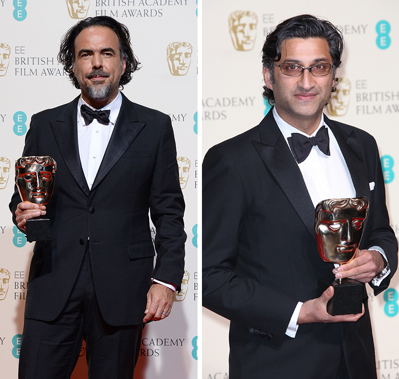 Церемония вручения премий BAFTA 2016 в Лондоне: Алеханро Гонсалес Иньярриту. Азиф Кападиа