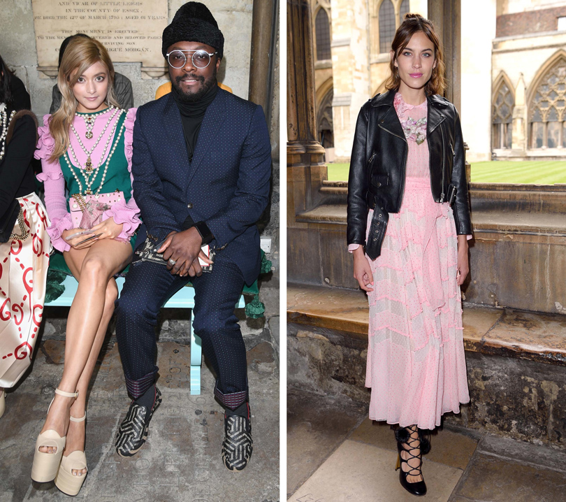 Style Notes: показ Gucci Cruise 2017 в Вестминстерском аббатстве. Will.i.am, Алекса Чанг