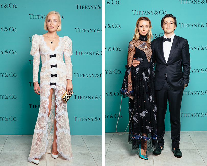 Гала-ужин Tiffany&Co. по случаю открытия нового магазина в Москве. Наталья Давыдова. Наталья и Мурад Османн