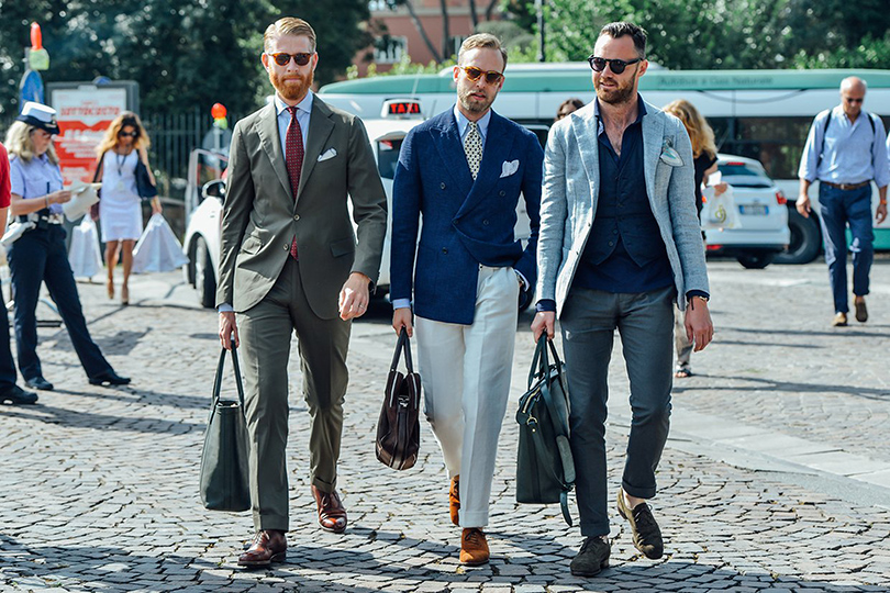 Бородатые модники на Pitti Uomo